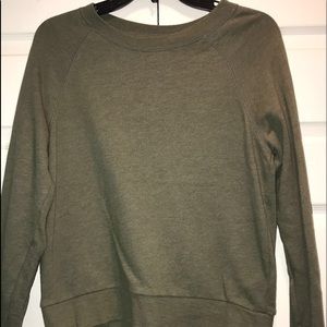 Olive green crewneck H&M